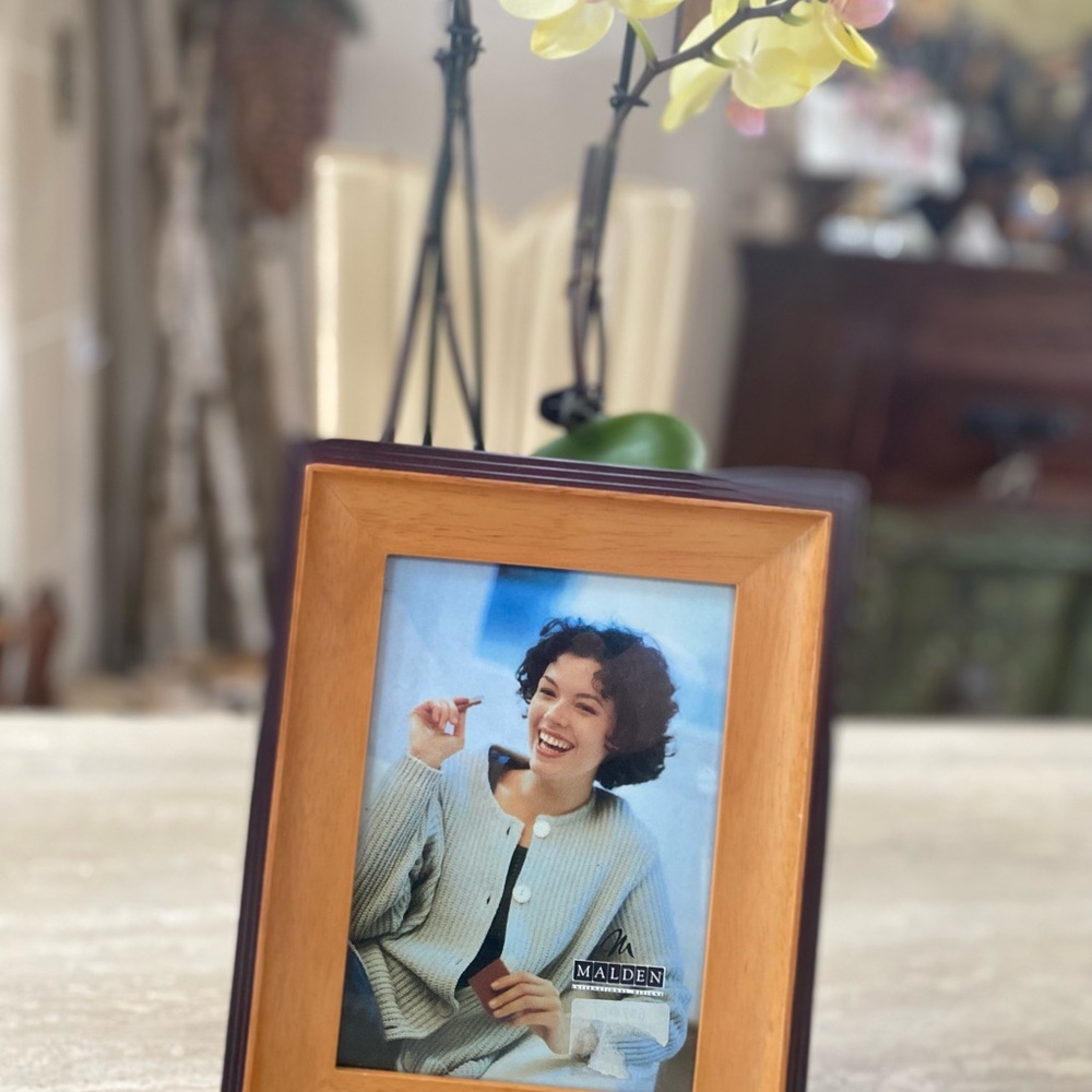 Malden Brown and Tan Wooden Picture Frame
